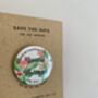 Botanical Hothouse Floral Save The Date Magnet, thumbnail 3 of 7
