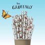 The Gruffalo Paper Straws Box Of 30 Straws, thumbnail 2 of 5