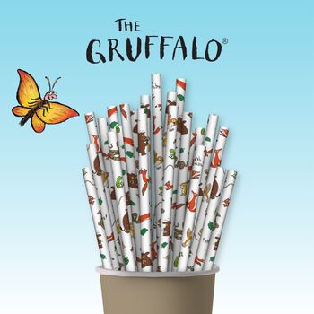 The Gruffalo Paper Straws Box Of 30 Straws, 2 of 5