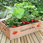 Personalised Seed Tray With Strawberry Seeds, thumbnail 1 of 3