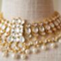 Ananya Bridal Gold Plated Kundan Jewellery Set, thumbnail 3 of 6