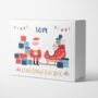 Father Christmas Sleigh Christmas Eve Box With Personalised Name, thumbnail 1 of 5