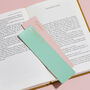 Personalised Leather Bookmark, thumbnail 1 of 8
