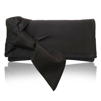 Piper Satin Bow Clutch, 4 of 6