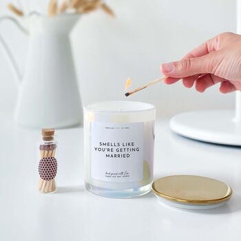 You're Getting Married Scented Candle – Engagement Gift, 10 of 10