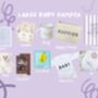 Personalised New Baby Gift Box Hamper, thumbnail 2 of 9