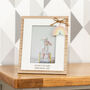 Personalised Welcome To The World Rainbow Photo Frame, thumbnail 3 of 4