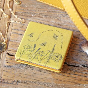 'Help Save The Bees' Compact Mirror, 3 of 5