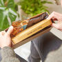 Personalised Egg And Toast Serving Board In Solid Oak, thumbnail 4 of 9