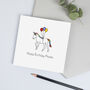Unicorn Birthday Card With Name And Age, thumbnail 2 of 4