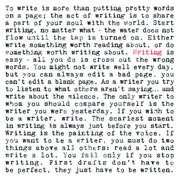 Set Of Two Ceramic Writers Coasters In Gift Box, 5 of 10