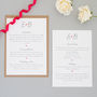Red Heart Wedding Invitation And RSVP, thumbnail 3 of 4