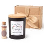Personalised Two Hearts One Spring Candle Gift For Couple, thumbnail 5 of 6