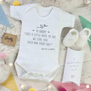 Gift For New Dad, Message From The Bump, Gift, 7 of 12