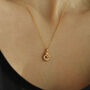 Solid Gold Ammonite Necklace, thumbnail 1 of 3