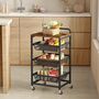 Multi Tier Storage Trolley Pull Out Basket Shelf, thumbnail 1 of 7