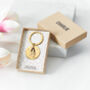 Personalised 'Working From Nine To Wine' Metal Keyring, thumbnail 4 of 6