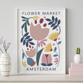 Flower Market Prints Set Of Six, 10 of 12