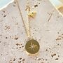 Star Light Pendant Necklace In Stainless Steel, thumbnail 2 of 4