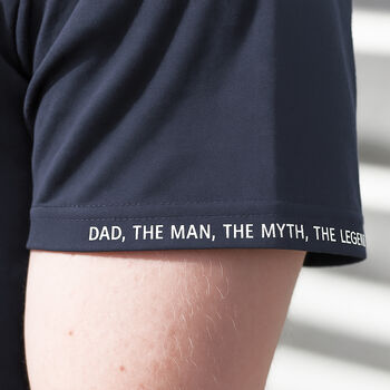 Organic Cotton Padel Logo T Shirt For Men Can Be Personalised, 3 of 4