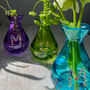 Personalised Fully Floral Coloured Bud Vases, thumbnail 2 of 2