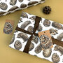 Hedgehog Watercolour Wrapping Paper, thumbnail 3 of 10