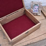 Personalised Carved Wooden Christening Box, thumbnail 4 of 5