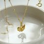 Gold Plated Sterling Silver Swan Necklace, thumbnail 1 of 4