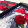 Fairytale Personalised Velvet Rose Christmas Boxed Card, thumbnail 2 of 8