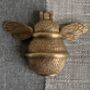 Brass Bumble Bee Door Knocker Bronze Finish, thumbnail 2 of 2