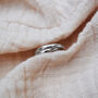Personalised Interlinked Infinity Silver Band Ring, thumbnail 7 of 9