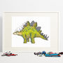 Stegosaurus Dinosaur Print, thumbnail 1 of 3