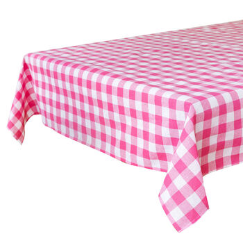 Pink Gingham Tablecloth, 2 of 2