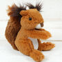 Woodland Trio, Red Squirrel, Fox And Hedgehog Toys, thumbnail 2 of 7