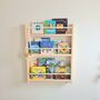 Nursery Bookcase With Rails, Nursery Decor, thumbnail 8 of 10