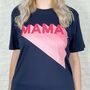 Mama Retro Shades Of Pink T Shirt, thumbnail 2 of 4