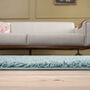 The Rugs Plain Duck Egg Blue Shaggy Rug, thumbnail 2 of 12