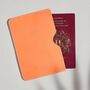 Personalised Leather Passport Holder, thumbnail 3 of 8