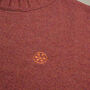 T Lab Leila Rich Orange Red Lambswool Womens Jumper, thumbnail 2 of 8