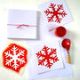 Christmas Card Stencil Kit Make Your Own Cards, thumbnail 5 of 8