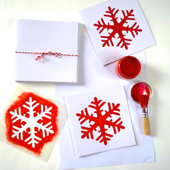 Christmas Card Stencil Kit Make Your Own Cards, 5 of 8