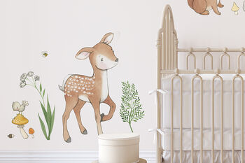 Children's Woodland Animals Wall Decal Stickers, 5 of 11
