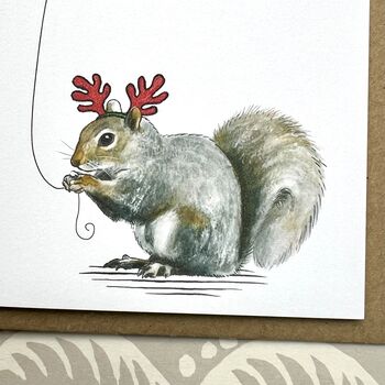 Squirrel Christmas Card, 3 of 3