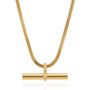 Woman's Essential T Bar Necklace, thumbnail 2 of 7