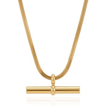 Woman's Essential T Bar Necklace, 2 of 7