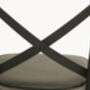 Sandhurst Black Oak Dining Chair, thumbnail 2 of 5
