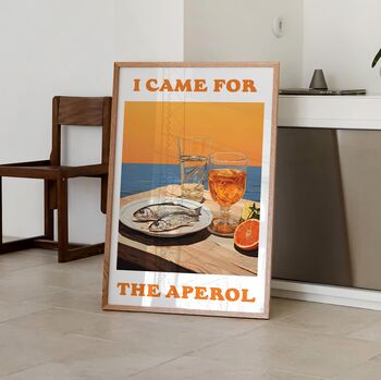 I Came For Aperol Print, 2 of 3
