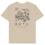 Edinburgh Coffee Scene Cotton Embroidered T Shirt, thumbnail 1 of 12