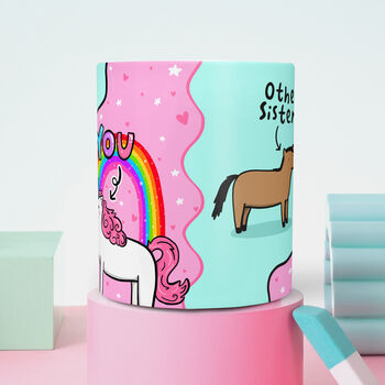 Other Sisters Unicorn Mug, 4 of 5