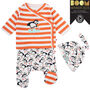 Puffin Three Piece Baby Outfit | Certified Organic, thumbnail 2 of 12